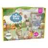 LEAN TOYS Puzzle School for Animals 100 elementów