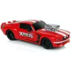 LEAN TOYS R/C Sports Car 1:16 Red White Stripes Pilot