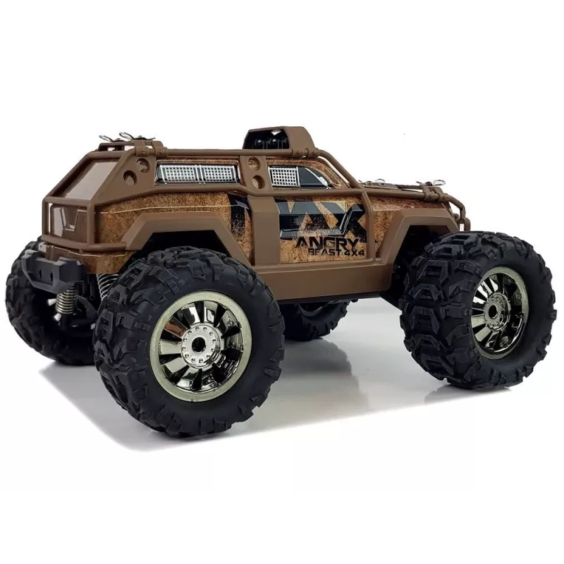 LEAN TOYS Rally Car Remote Controlled Brown 2.4G 1:18 35 km/h Speed Control