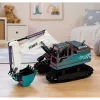LEAN TOYS RC Koparka gąsienicowa z ruchomym ramieniem i światłami 1:14