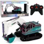 LEAN TOYS RC Koparka gąsienicowa z ruchomym ramieniem i światłami 1:14