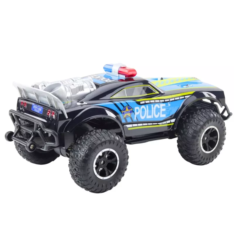 LEAN TOYS RC Off-Road Samochód Policyjny 1:8 Czarny