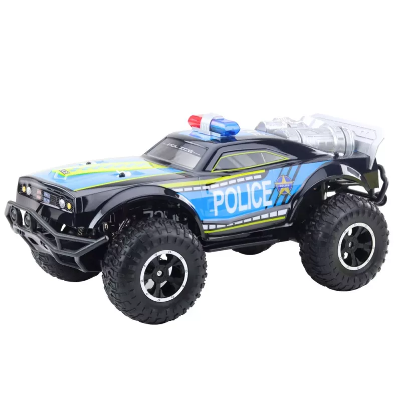 LEAN TOYS RC Off-Road Samochód Policyjny 1:8 Czarny