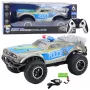 LEAN TOYS RC Off-Road Samochód Policyjny 1:8 Srebrny