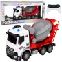 LEAN TOYS RC Remote Controlled Concrete Mixer Truck with Moving Bulb and Lights 1:14