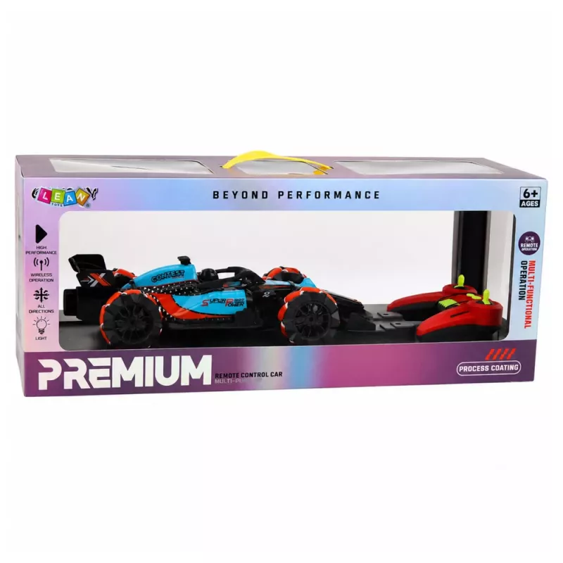 LEAN TOYS RC Sports Samochód zdalnie sterowany Drift Manewry Światła Dźwięki 1:14