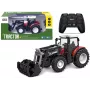 LEAN TOYS Czerwony traktor zdalnie sterowany 2.4G z ruchomą łyżką 1:24