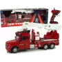 LEAN TOYS Wóz Strażacki RC 2.4G z Światłami i Dźwiękami Czerwony