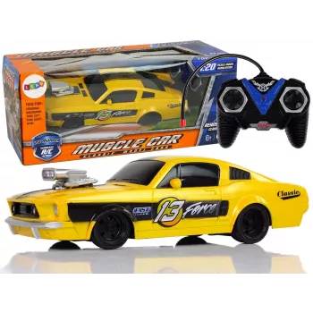 LEAN TOYS Samochód Sportowy Zdalnie Sterowany Classic 1:20 Żółty Pilot