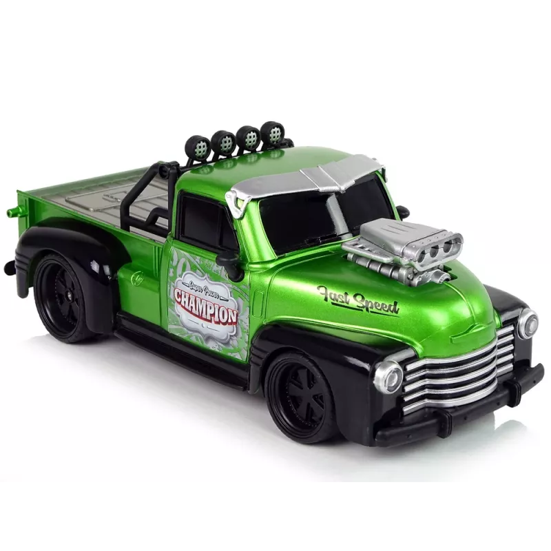LEAN TOYS Zdalnie Sterowany 1:18 Zielony Pick-up