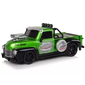 LEAN TOYS Zdalnie Sterowany 1:18 Zielony Pick-up