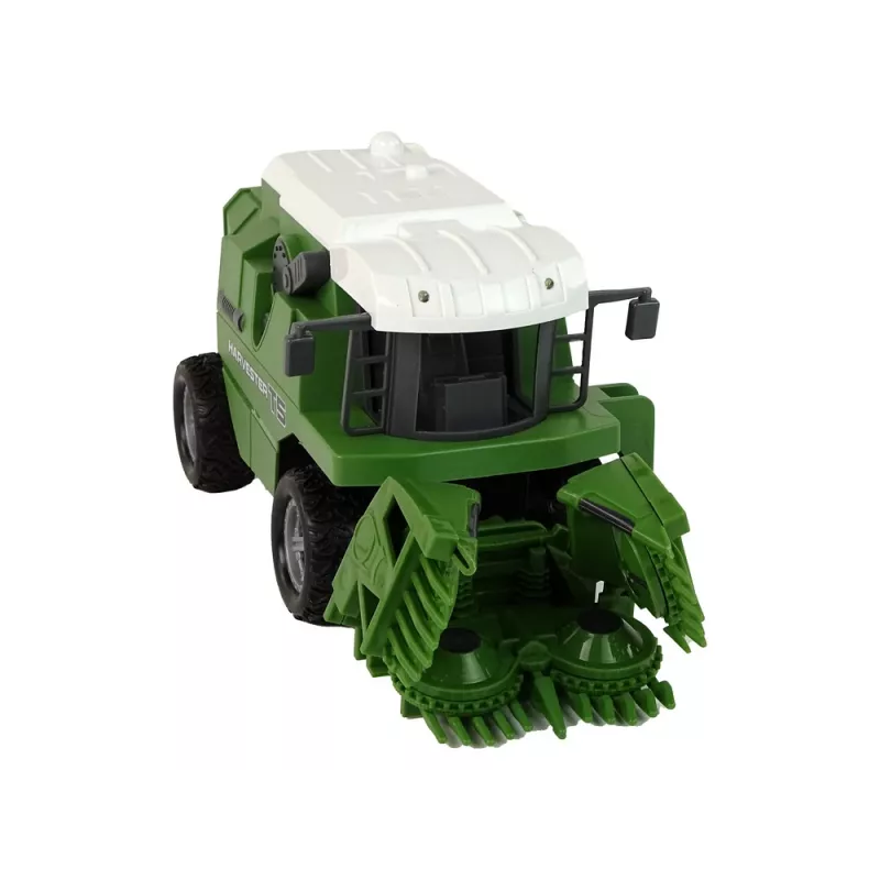 LEAN TOYS Zdalnie Sterowany Kombajn Rolniczy R/C Światła Zielony
