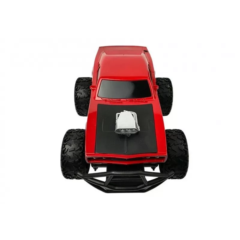 LEAN TOYS Samochód zdalnie sterowany Off-road R/C Czerwony High Wheels