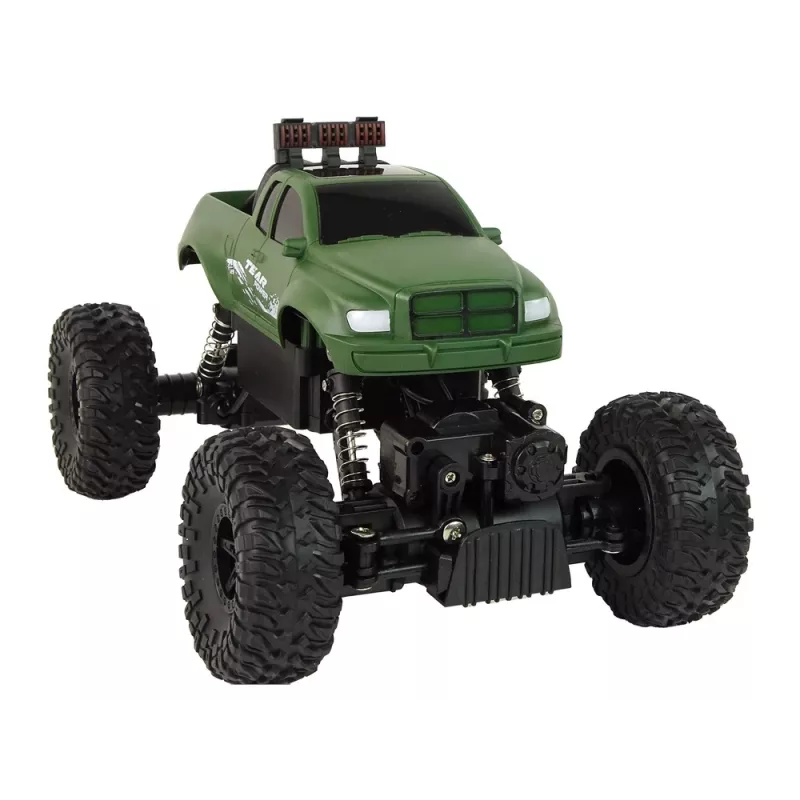 LEAN TOYS Samochód zdalnie sterowany R/C 2.4 GHz 1:18 Zielony