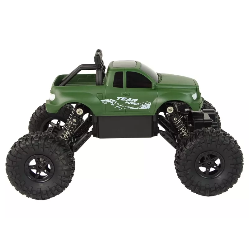 LEAN TOYS Samochód zdalnie sterowany R/C 2.4 GHz 1:18 Zielony