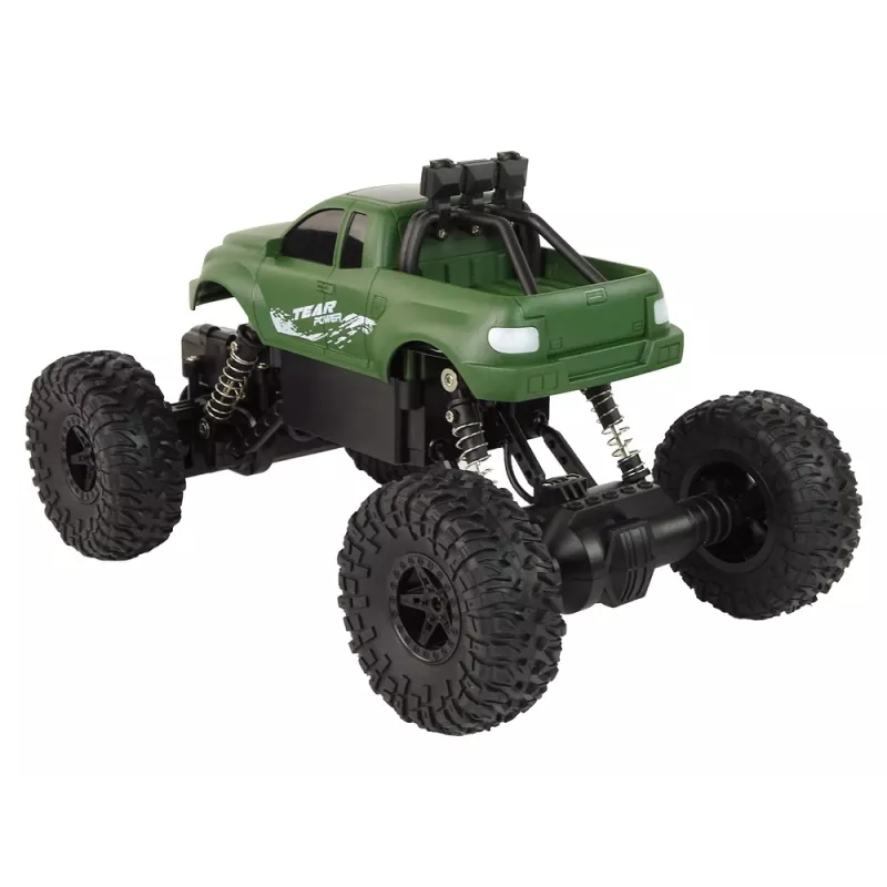 LEAN TOYS Samochód zdalnie sterowany R/C 2.4 GHz 1:18 Zielony