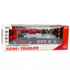 LEAN TOYS Zestaw RC Transporter Samochodów 1:16 – Laweta RC i Czerwone Auto Sportowe (22707)