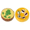 LEAN TOYS Zdalnie sterowany kameleon zielone światło 28 cm