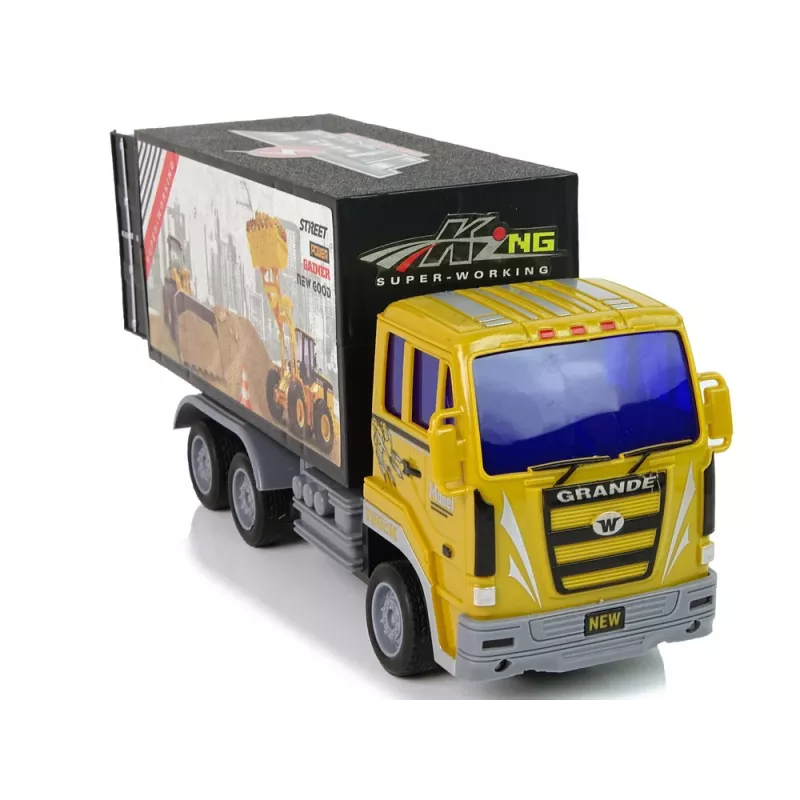 LEAN TOYS Zdalnie Sterowana Ciężarówka Budowlana 1:24 Żółta