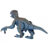 LEAN TOYS Zdalnie sterowany dinozaur Welociraptor z dźwiękiem i rykiem, niebieski