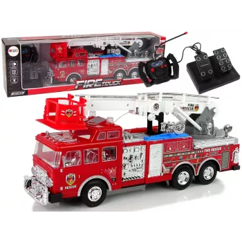 LEAN TOYS Zdalnie Sterowana Strażnica z Pedałem Gazu i Hamulcem, Dźwięk