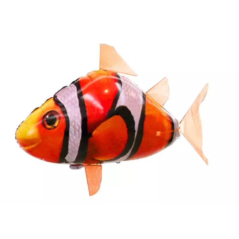 LEAN TOYS Zdalnie Sterowana Rybka R/C Błazenek Pomarańczowy Latający Balon