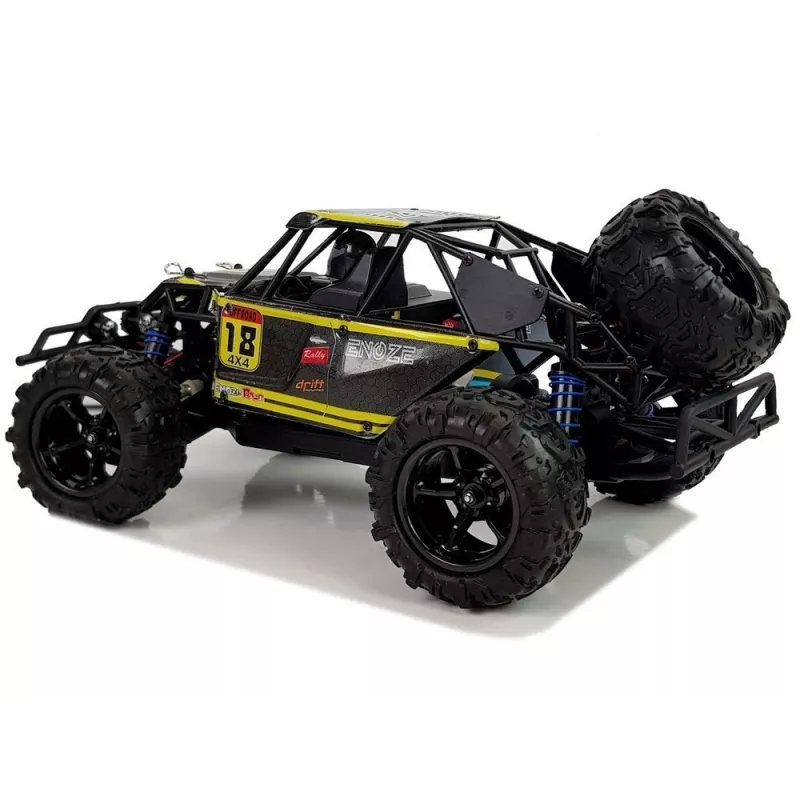 LEAN TOYS Zdalnie sterowane buggy terenowe 1:18 Żółty ENOZE 9303E 45 km/h