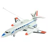 LEAN TOYS Samolot pasażerski zdalnie sterowany z diodami LED 40 MHz Pilot