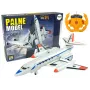 LEAN TOYS Samolot pasażerski zdalnie sterowany z diodami LED 40 MHz Pilot