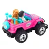 LEAN TOYS Zdalnie Sterowany Samochód Terenowy RC z Lalkami Różowy 1:16