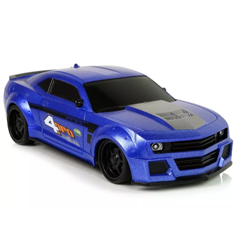 LEAN TOYS Samochód Sportowy Zdalnie Sterowany 1:24 Wyścigowy Niebieskie Przyciemniane Szyby