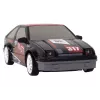 LEAN TOYS Zdalnie Sterowany Samochód Sportowy RC 1:24 Czarny Wymienne Koła