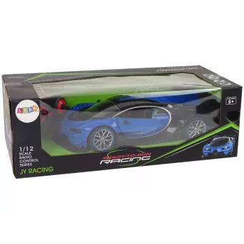 LEAN TOYS Samochód sportowy zdalnie sterowany z przednimi światłami LED i pilotem R/C