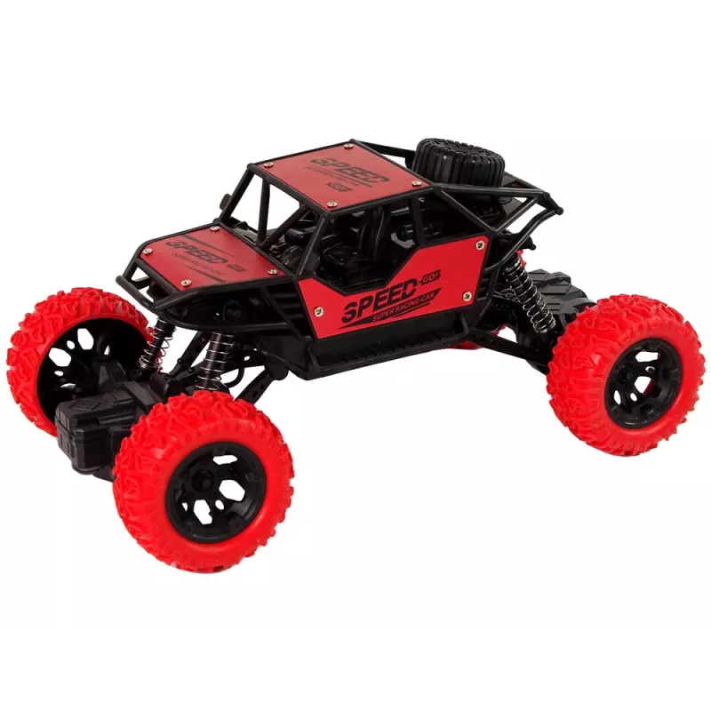 LEAN TOYS Samochód terenowy zdalnie sterowany R/C 1:18 Czerwony
