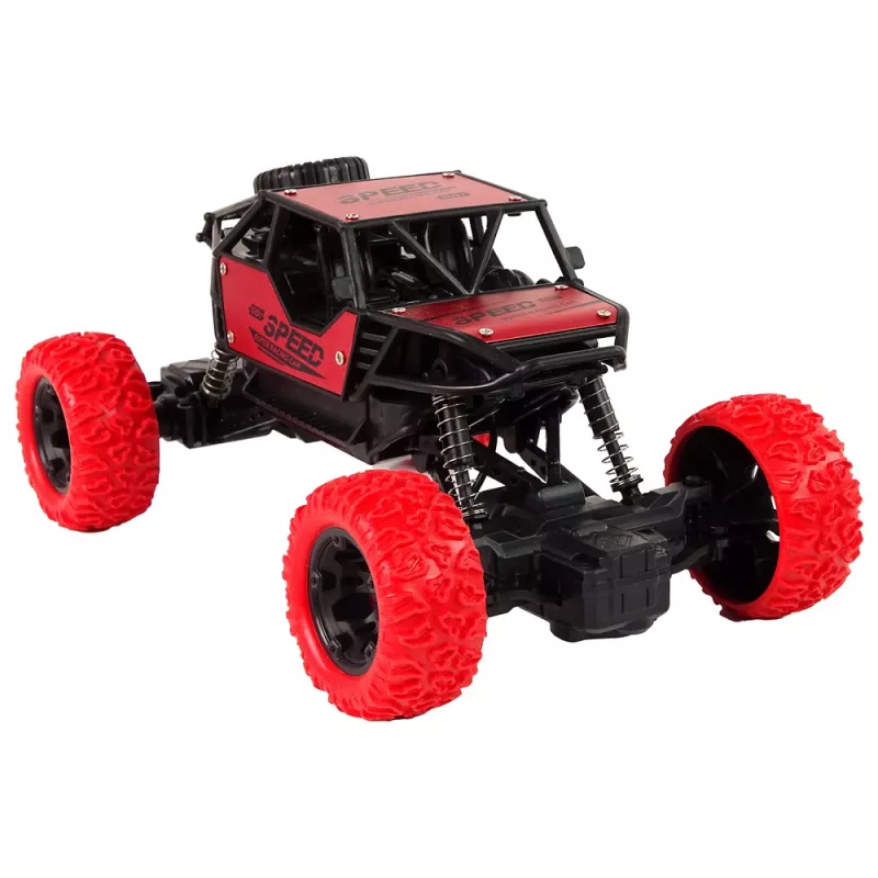 LEAN TOYS Samochód terenowy zdalnie sterowany R/C 1:18 Czerwony