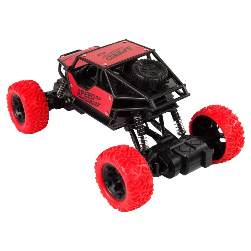 LEAN TOYS Samochód terenowy zdalnie sterowany R/C 1:18 Czerwony