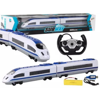 LEAN TOYS Zdalnie Sterowany Pociąg 65 cm R/C Światła
