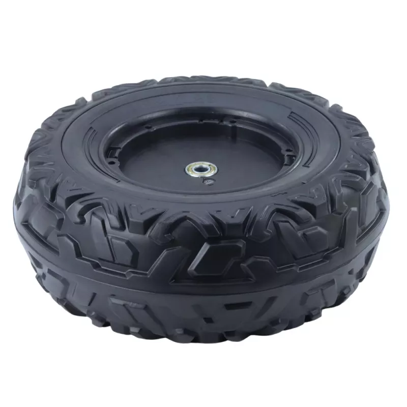 LEAN TOYS Koło zapasowe do pojazdu elektrycznego dla dzieci DK-CA002 (230 mm, czarny, PP)