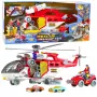 LEAN TOYS zestaw śmigłowiec ratunkowy z akcesoriami, światłami i dźwiękami