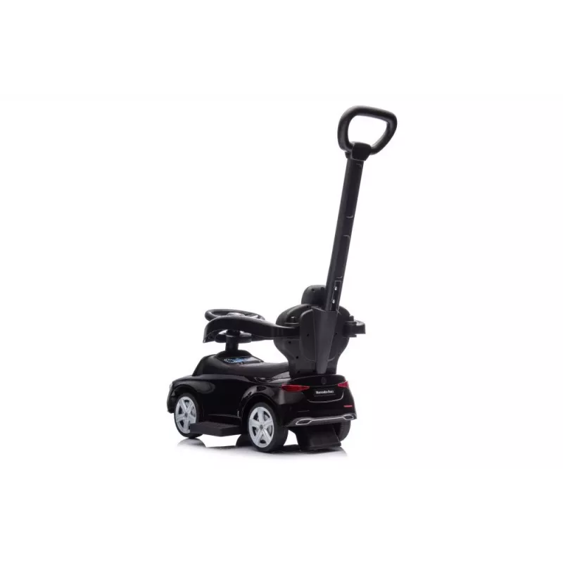 LEAN TOYS Pojazd jeździk z pchaczem Mercedes 3w1 Czarny