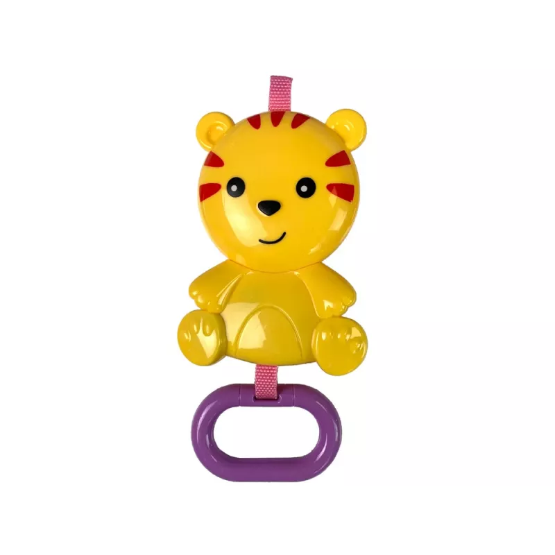 LEAN TOYS Rocking Chair 2in1 Blue Tiger Sounds Vibration
