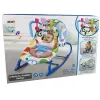 LEAN TOYS Rocking Chair 2in1 Blue Zebra Sounds Vibration