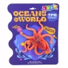 LEAN TOYS Gumowa figurka ośmiornicy rozciągliwa realistyczne zwierzę morskie 12cm
