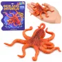 LEAN TOYS Gumowa figurka ośmiornicy rozciągliwa realistyczne zwierzę morskie 12cm