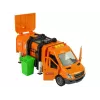 LEAN TOYS Śmieciarka z Napędem Ciernym i Efektami Dźwiękowymi Pomarańczowa