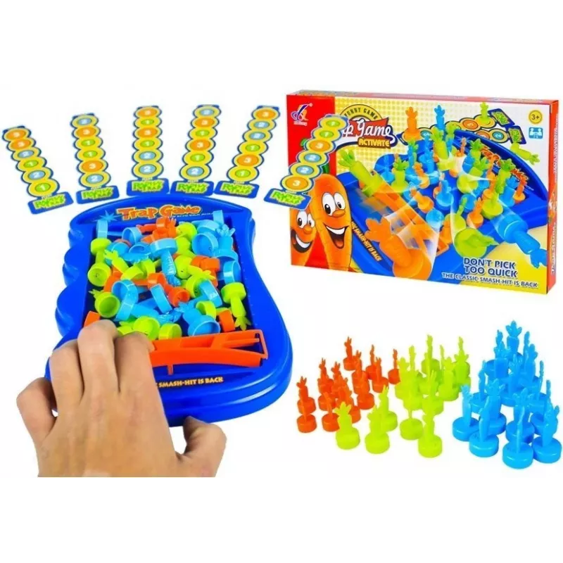 LEAN TOYS Running Carrots Arcade Trap Game