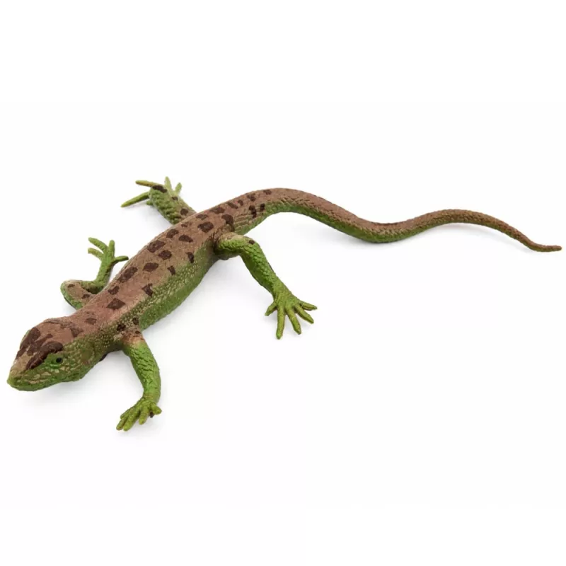LEAN TOYS Figurka Jaszczurki Piaskowej Gumowa Rozciągliwa Realistyczna 15 cm