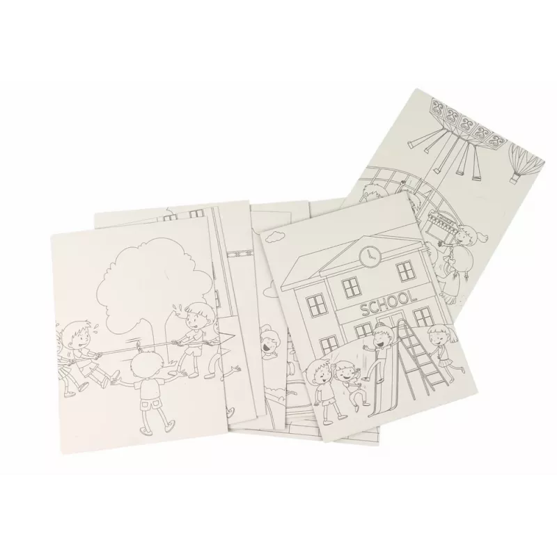 LEAN TOYS Scratch Coloring Book Dla Dzieci Szkoła
