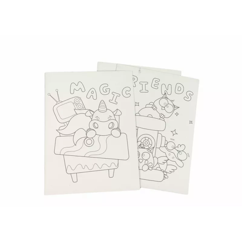 LEAN TOYS Scratch Coloring Book Dla Dzieci Zwierzęta