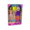LEAN TOYS Zestaw akcesoriów dla lalek Kajak Różowy